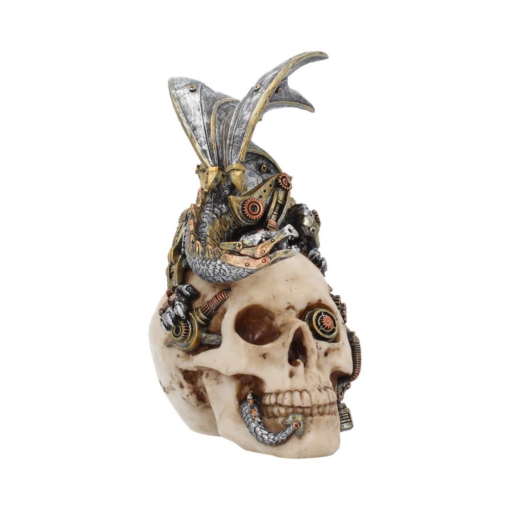 Steel Wing Dragon Skull 21cm