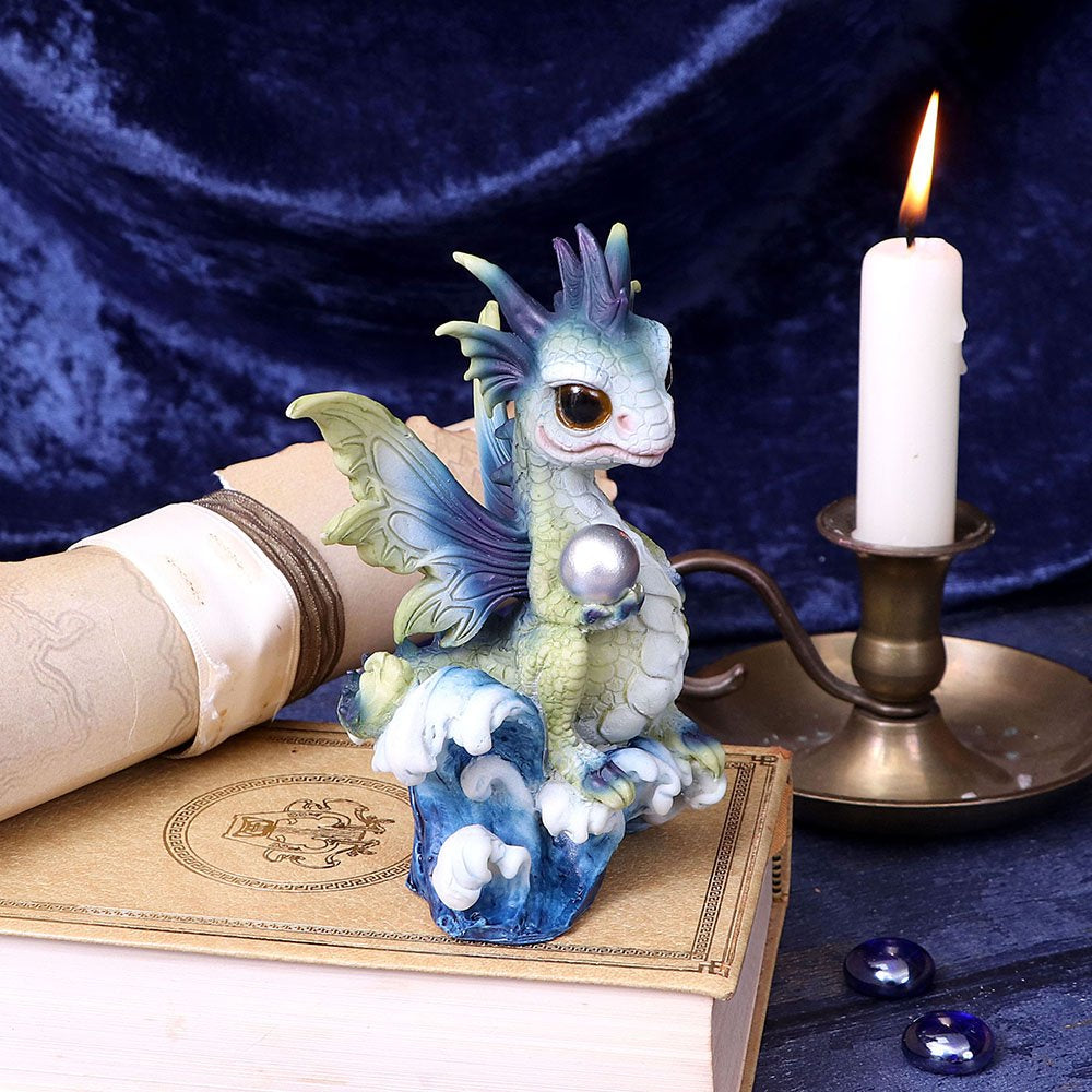 Water Hatchling Dragon Figurine 14cm