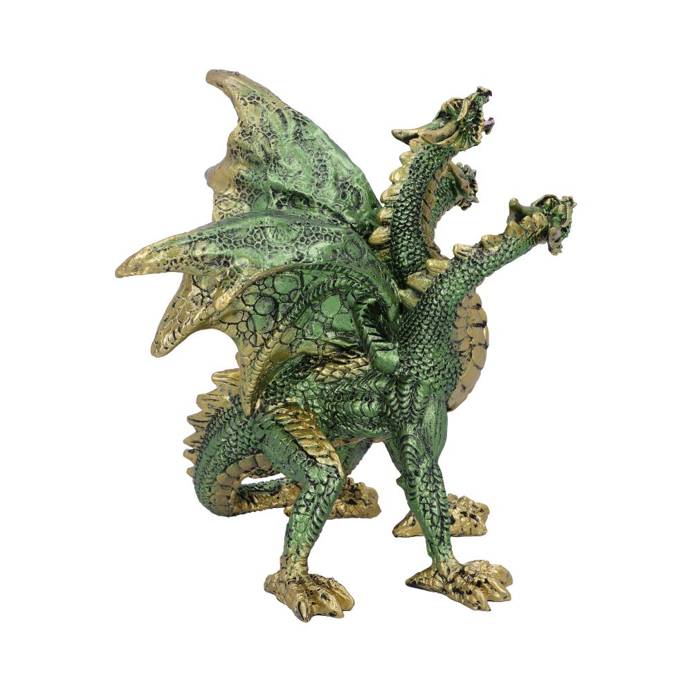Triple Threat Green Dragon Hydra Figurine