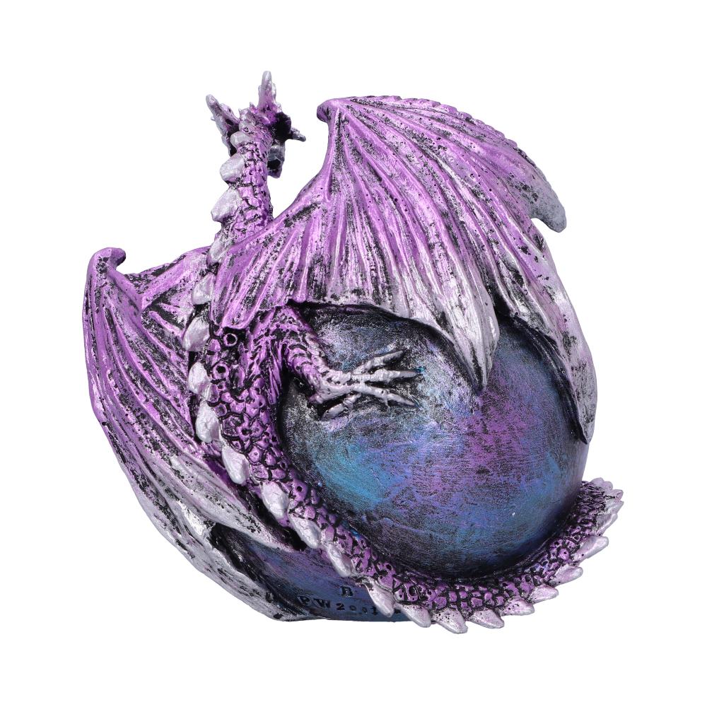 Crevice Keeper Purple Dragon Purple Geode Figurine 10cm
