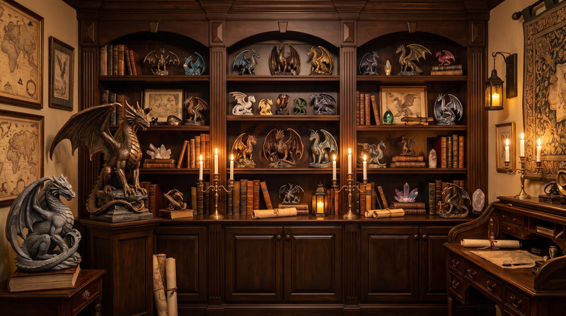 Dragon figurines, dragon statues and fantasy dragon ornaments collection banner at DragonZone Australia