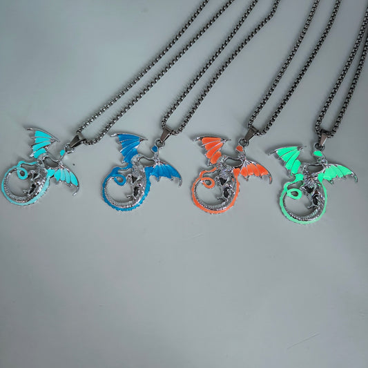 Game of Thrones Dragon Mother Glow in the Dark Alloy necklace