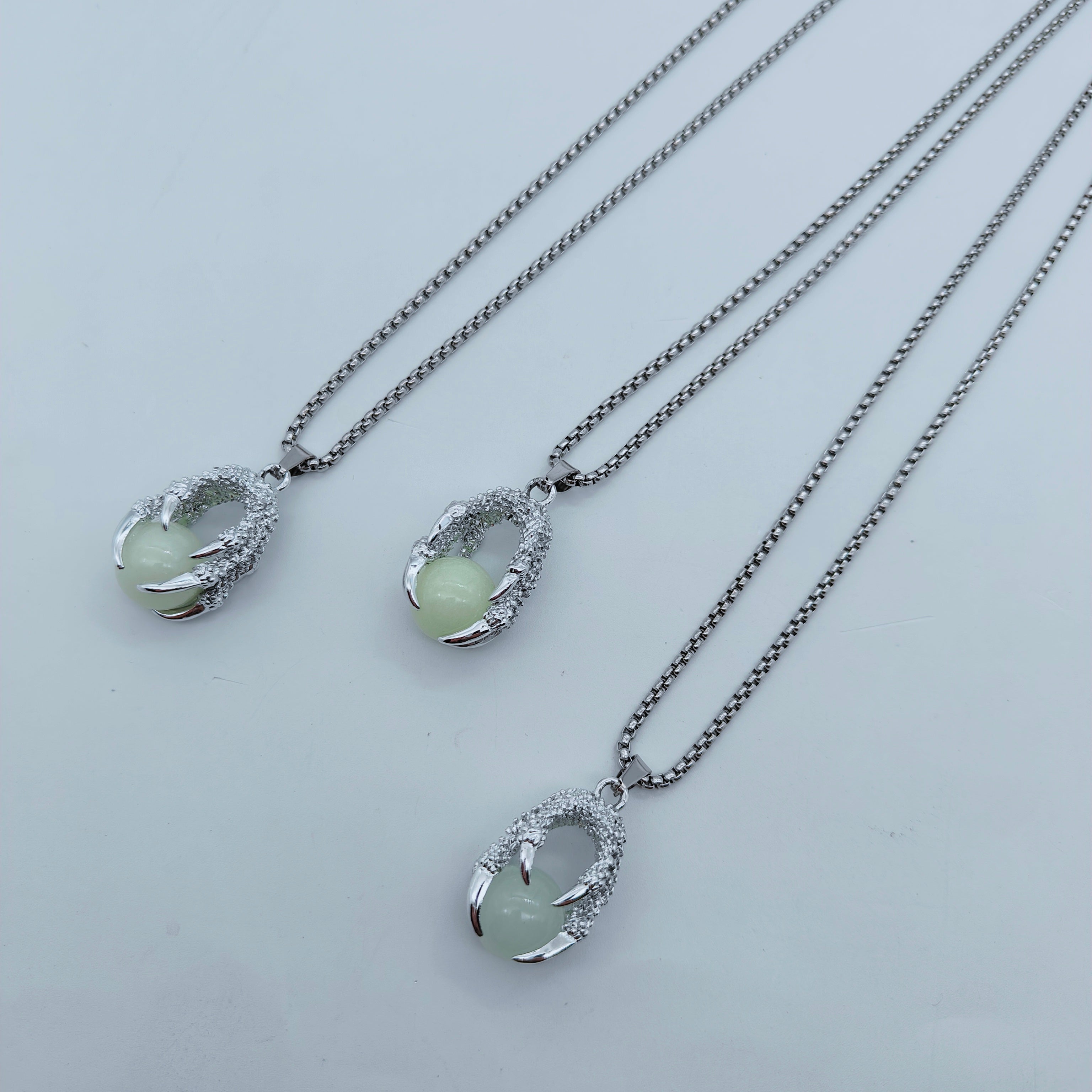 Glow in the Dark Dragon Claw Pendant and necklace