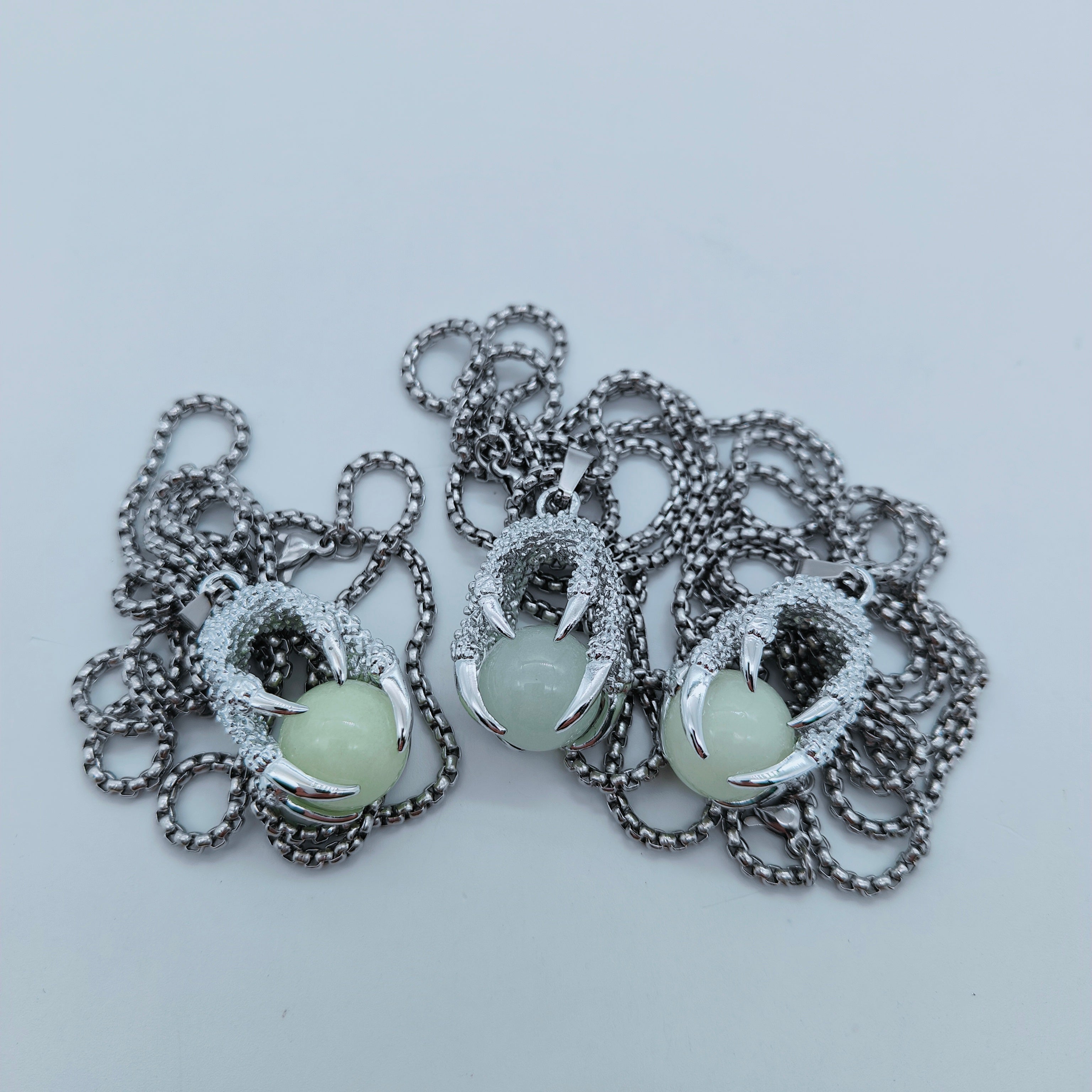 Glow in the Dark Dragon Claw Pendant and necklace