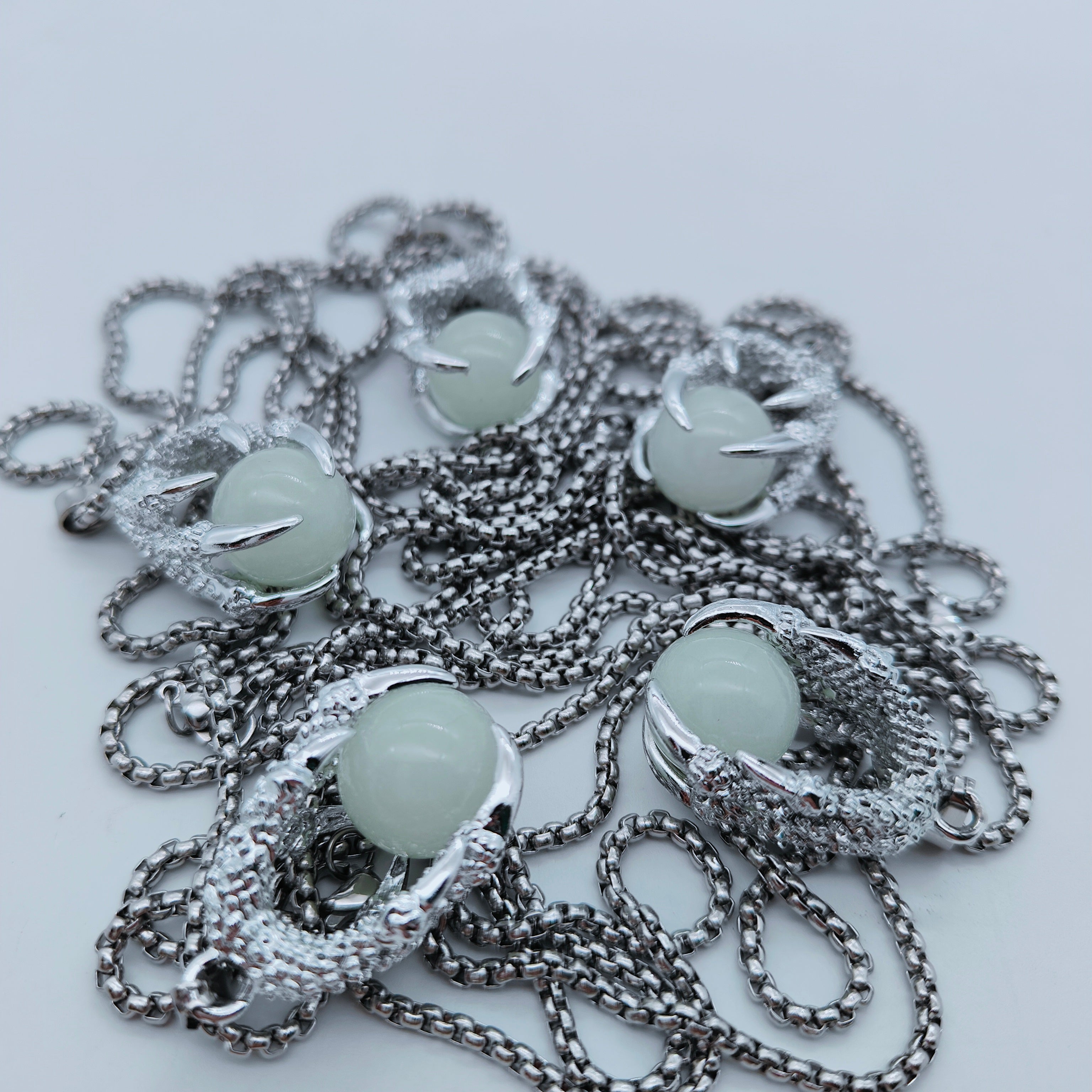 Glow in the Dark Dragon Claw Pendant and necklace