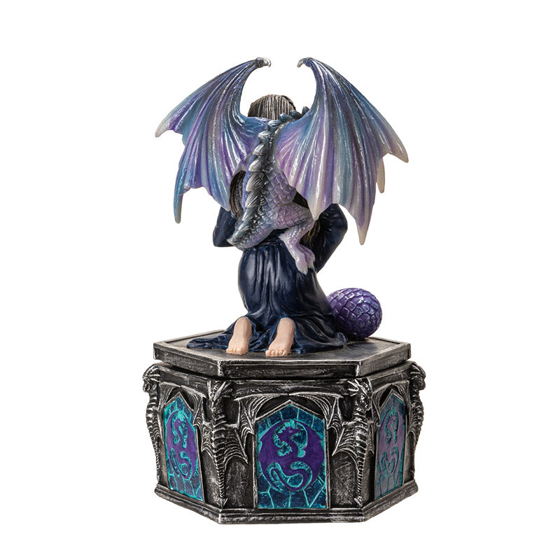 Dragon Friendship Spring Box by Anne Stokes