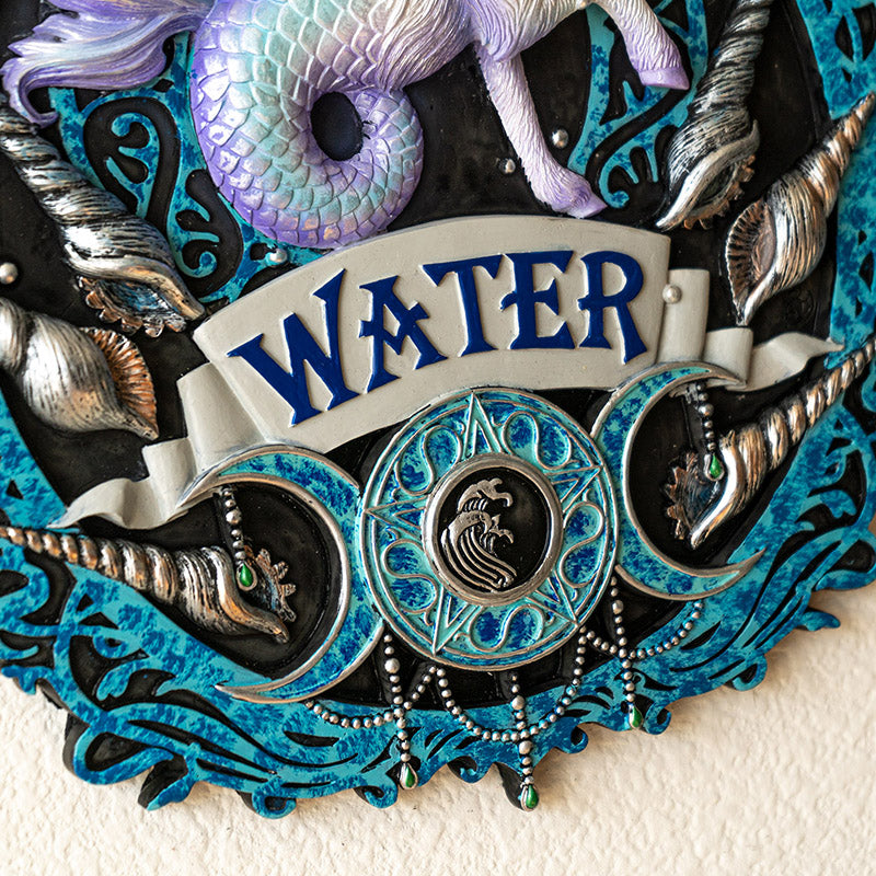 Water Elements Wall Plaque by Anne Stokes