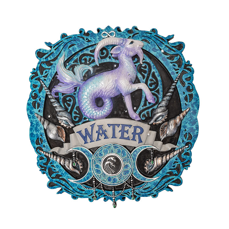 Water Elements Wall Plaque by Anne Stokes