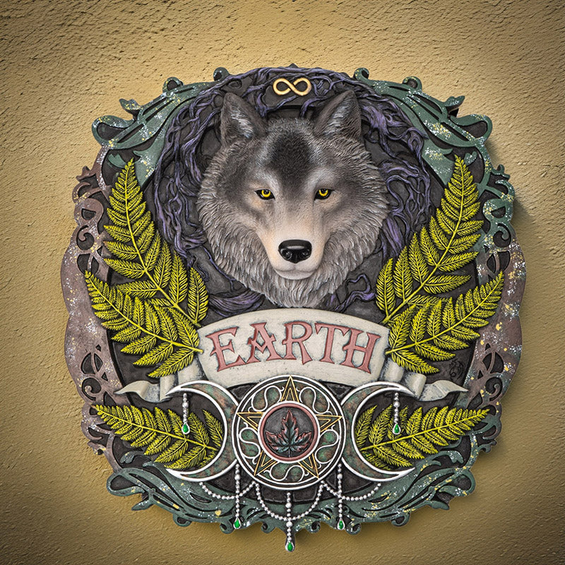 Earth Elements Wall Plaque by Anne Stokes