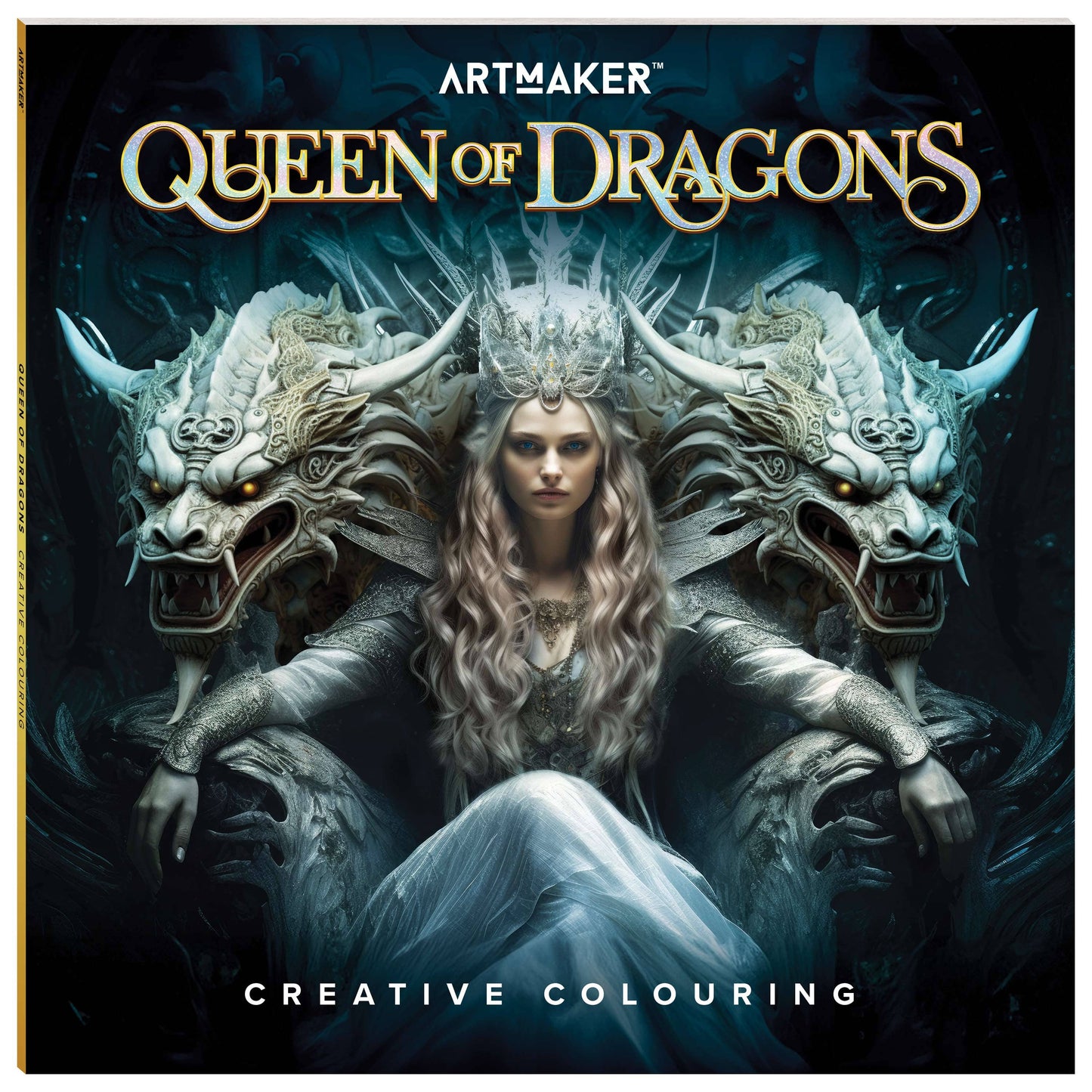 Creative Colouring Book – Queen of Dragons Fantasy Edition