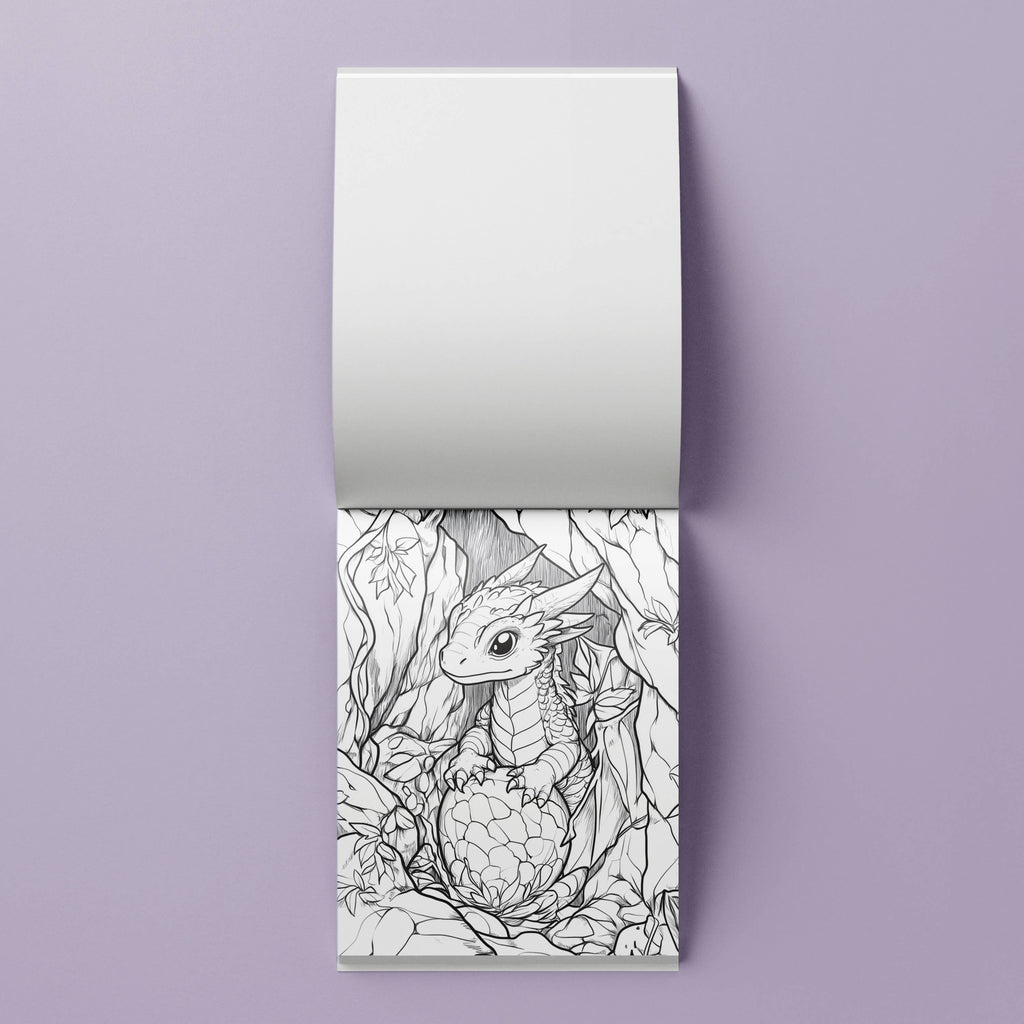 Kaleidoscope Colouring Kit – Dragon Dreams with Markers & Stickers