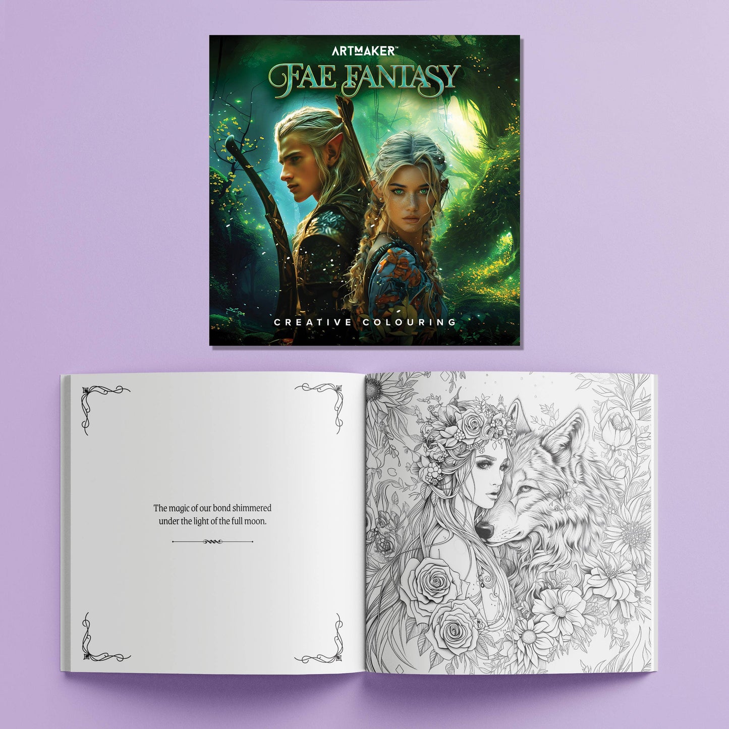 Ultimate Romantasy Colouring Kit – Carry Case with Books & Markers