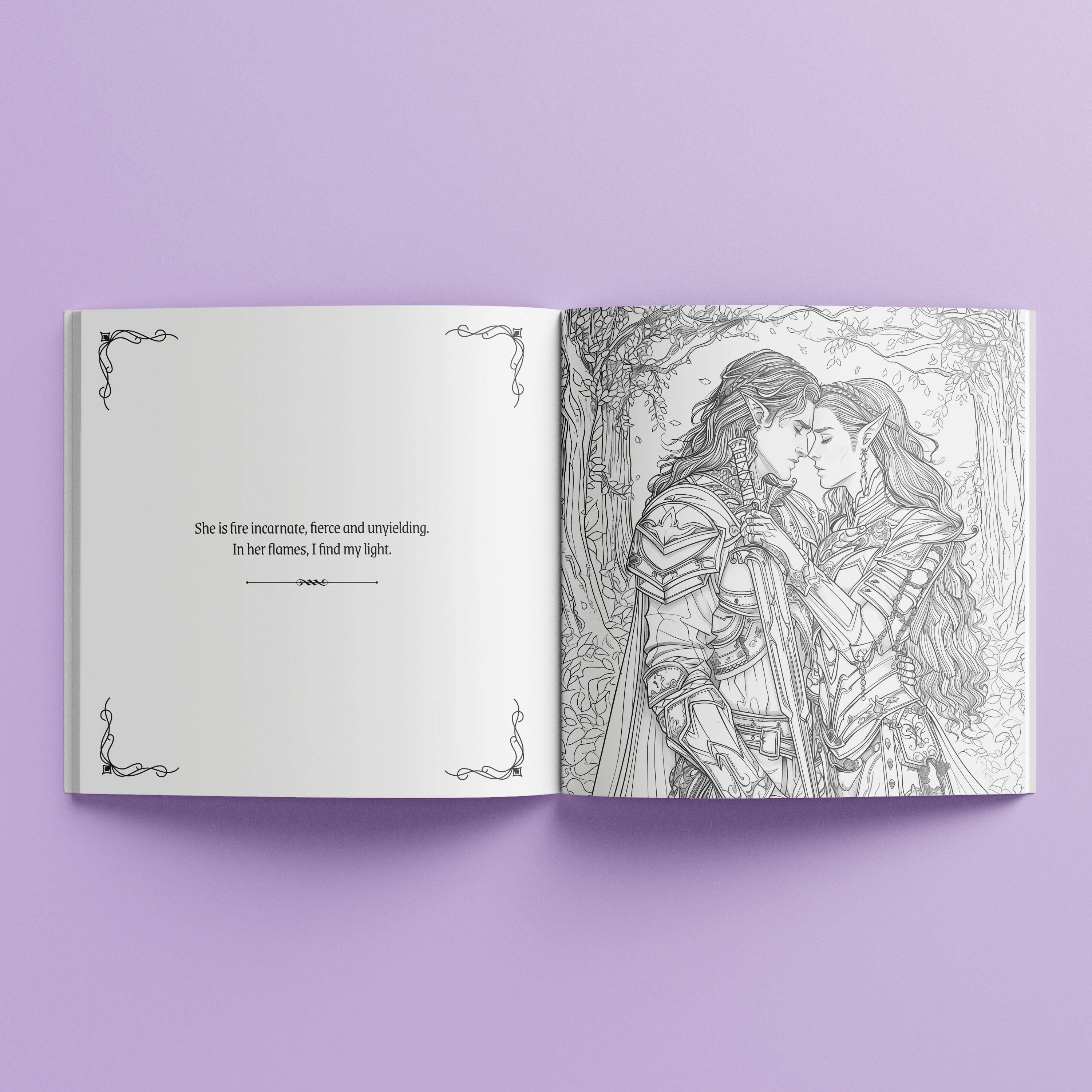 Ultimate Romantasy Colouring Kit – Carry Case with Books & Markers