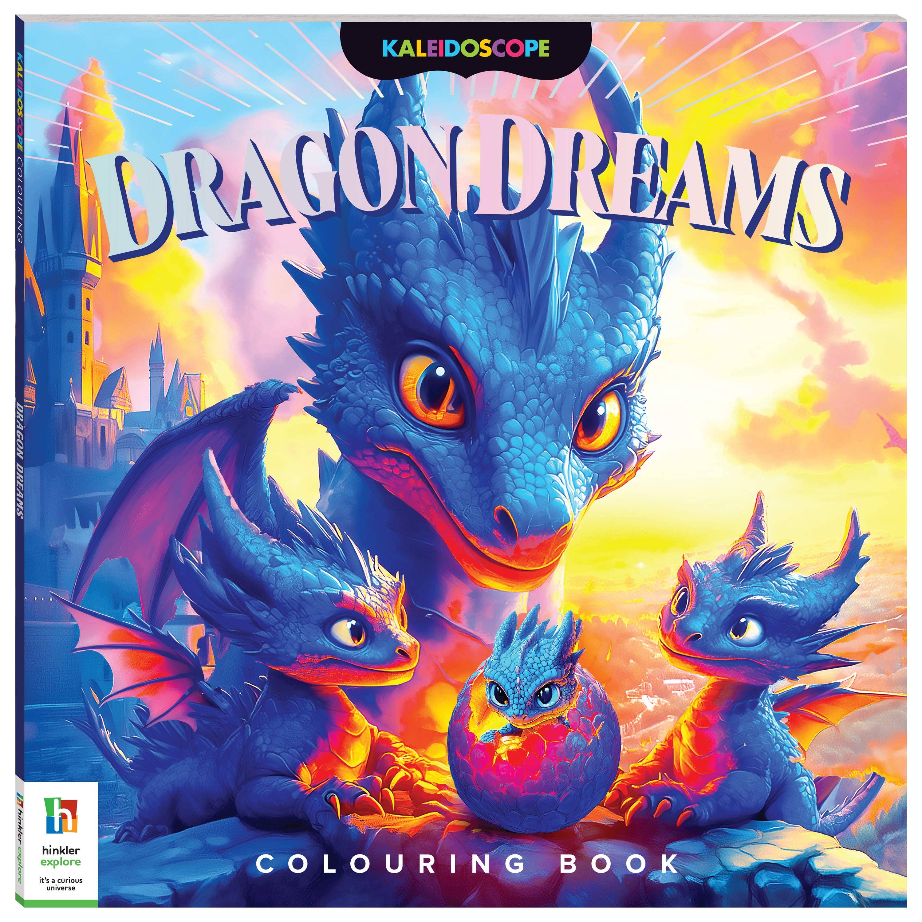 Kaleidoscope Colouring Book – Dragon Dreams Fantasy Edition