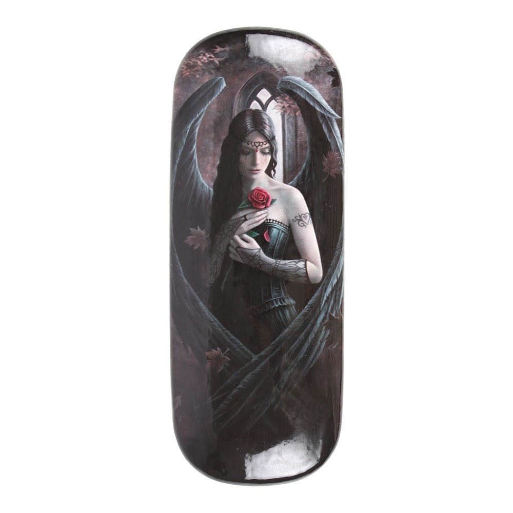 Angel Rose Glasses case by Anne Stokes