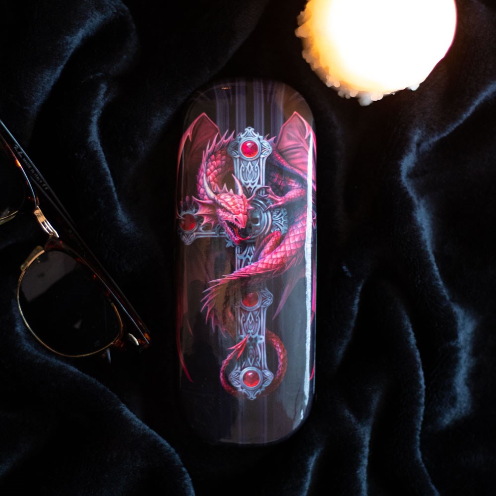Gothic Guardian Glasses case by Anne Stokes