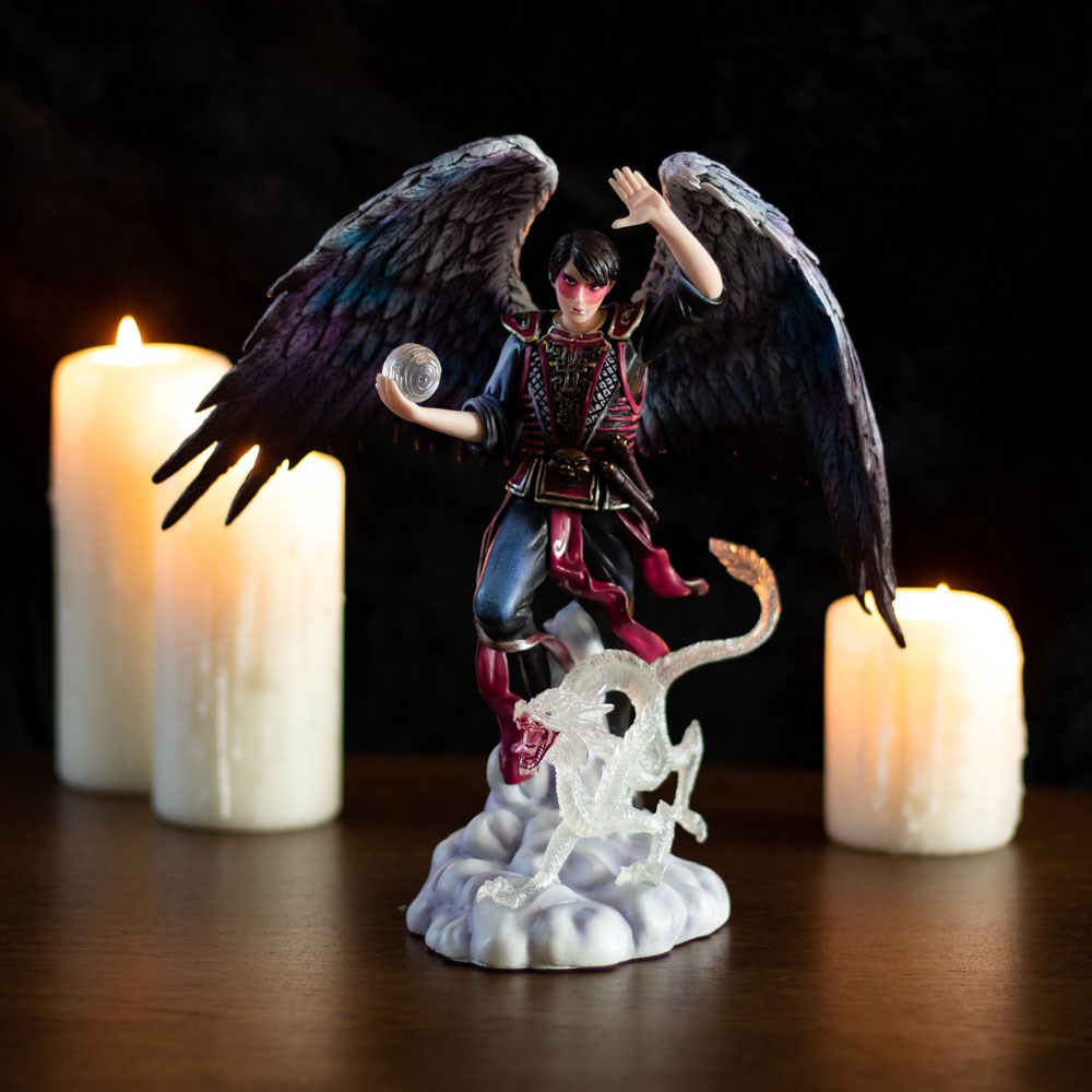 Air Elemental Wizard Figurine by Anne Stoke