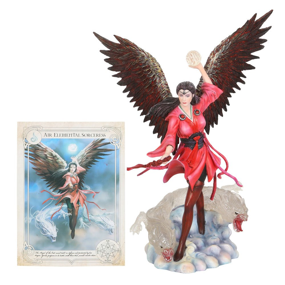 Air Elemental Sorceress Figurine by Anne Stoke