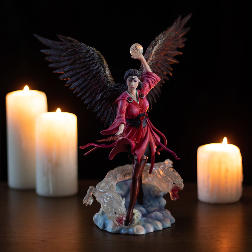 Air Elemental Sorceress Figurine by Anne Stoke
