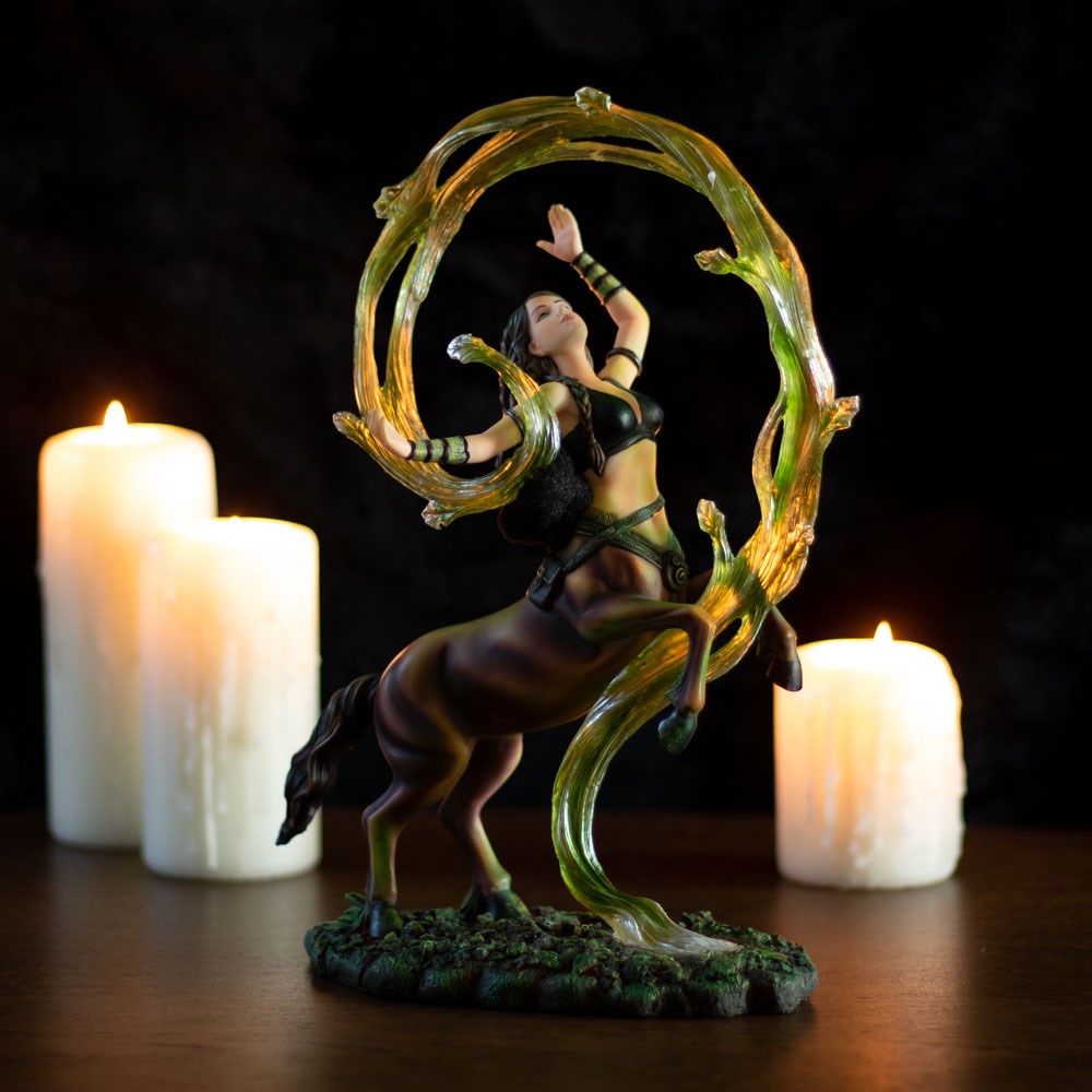Earth Elemental Sorceress Figurine by Anne Stoke