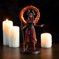 Fire Elemental Sorceress Figurine by Anne Stoke