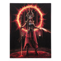 19X25CM Fire Element Sorceress Canvas Plaque By Anne Stokes