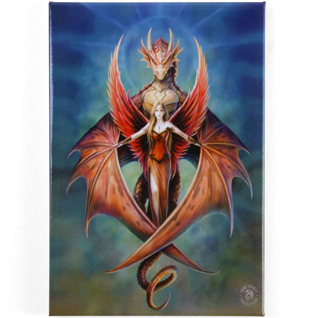 Anne Stokes Copper Wing 40cm x 30cm 3D Lenticular Print