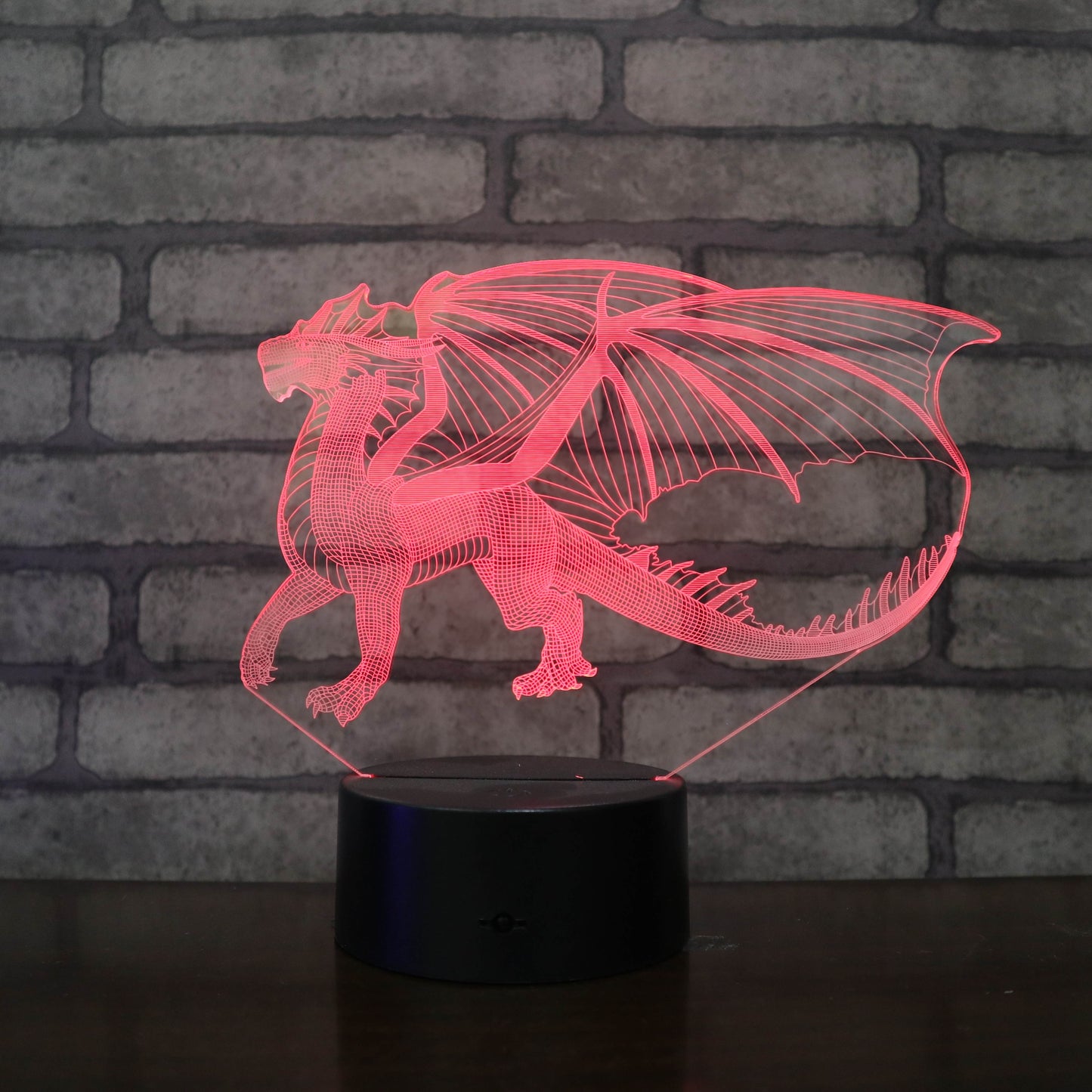 Acrylic Dragon Remote Control Night Light
