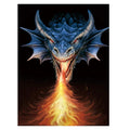 Anne Stokes Fire Breather 40cm x 30cm 3D Lenticular Print