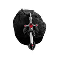 Antique Tin Alloy Viking Goth Wyvern Pendant Trendy Dragon Necklace Silver Dragon