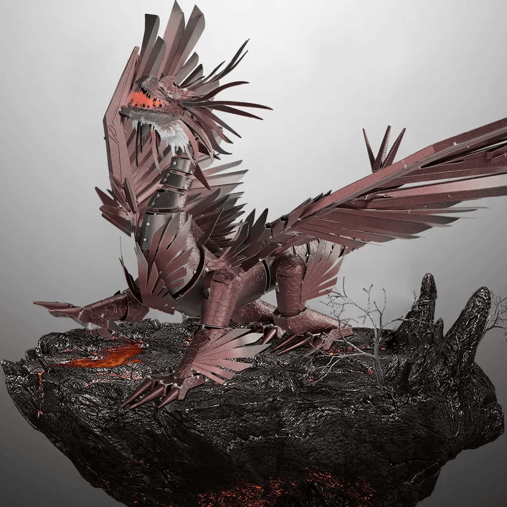 Hellstorm Dragon 3D Metal Jigsaw Puzzle