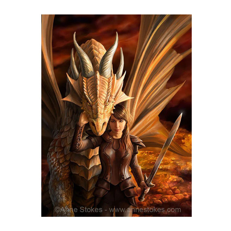 Anne Stokes Inner Strength 40cm x 30cm 3D Lenticular Print