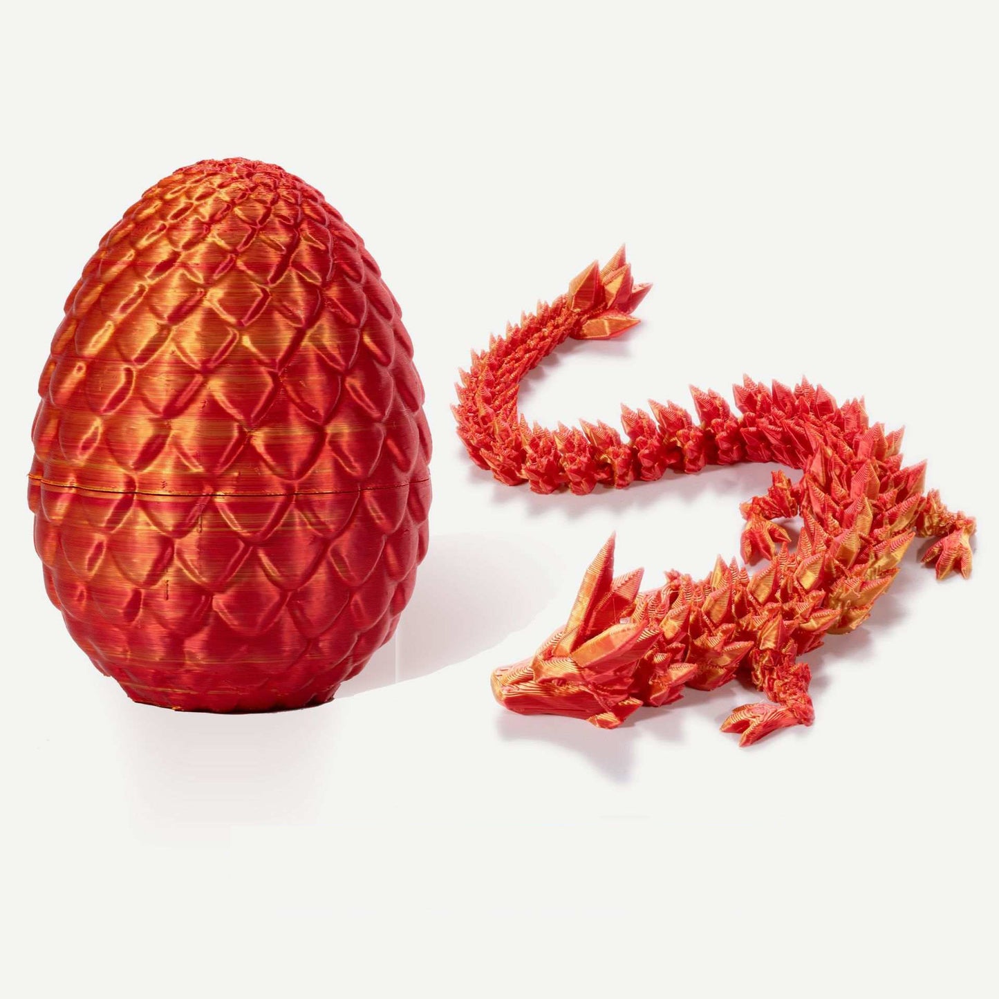 Laser 3D Printed Dragon & Egg