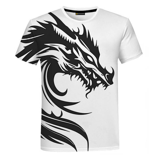 Tribal Dragon digitally printed T-Shirt