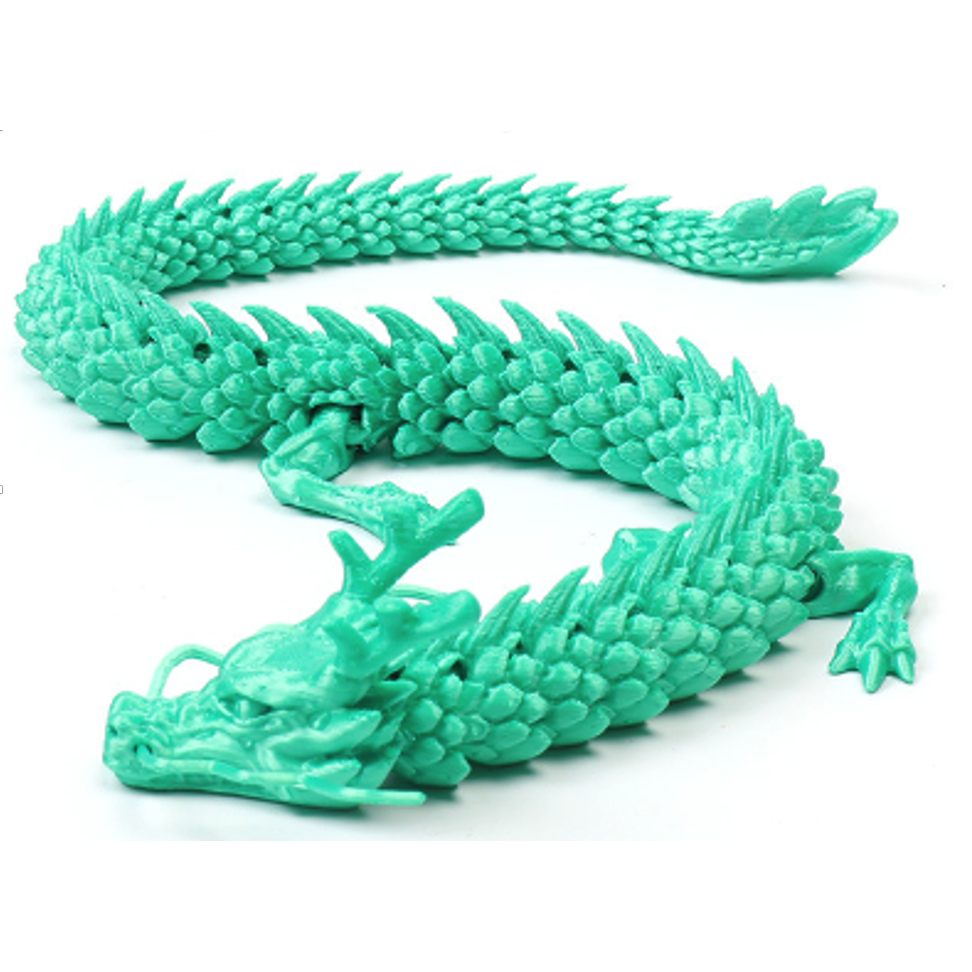 Poseable Chinese Dragon Aquarium Figurines
