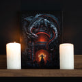 19X25CM Dragons Lair Plaque By Spiral Direct