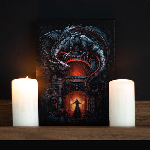 19X25CM Dragons Lair Plaque By Spiral Direct
