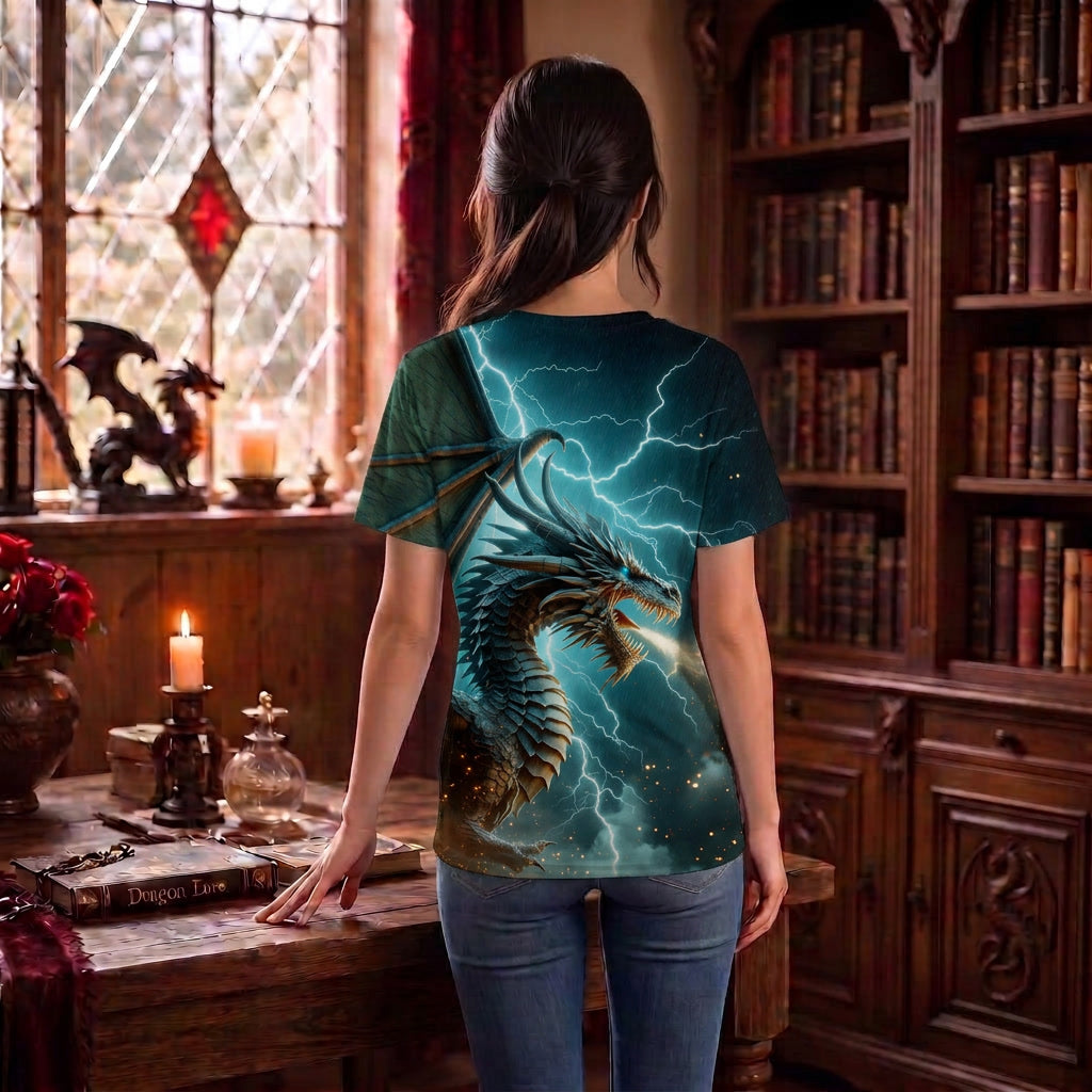 Stormbringer Blue Dragon T-Shirt