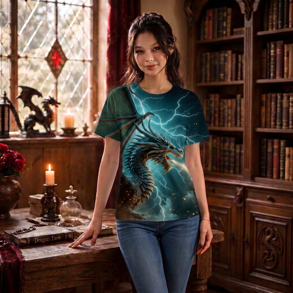 Stormbringer Blue Dragon T-Shirt