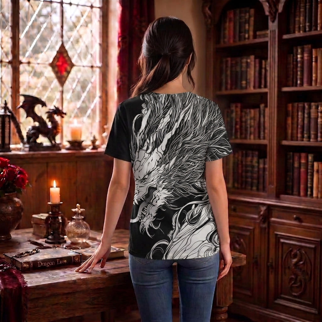 Striking Dragon digitally printed T-Shirt