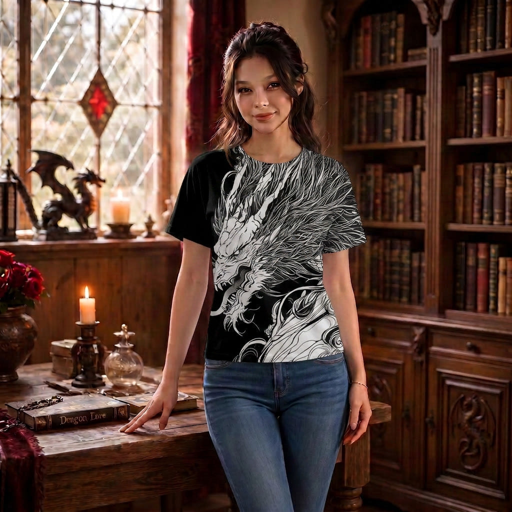 Striking Dragon digitally printed T-Shirt