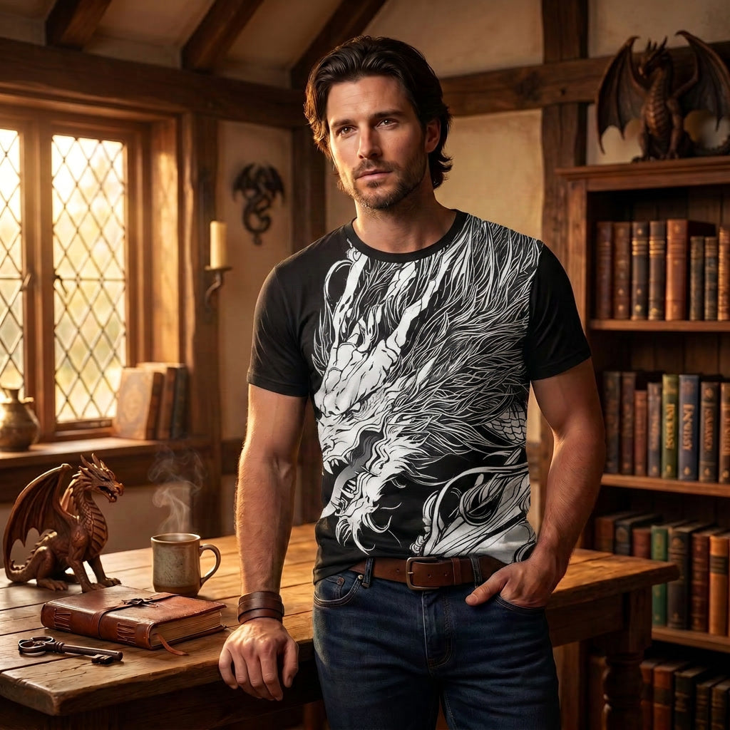 Striking Dragon digitally printed T-Shirt