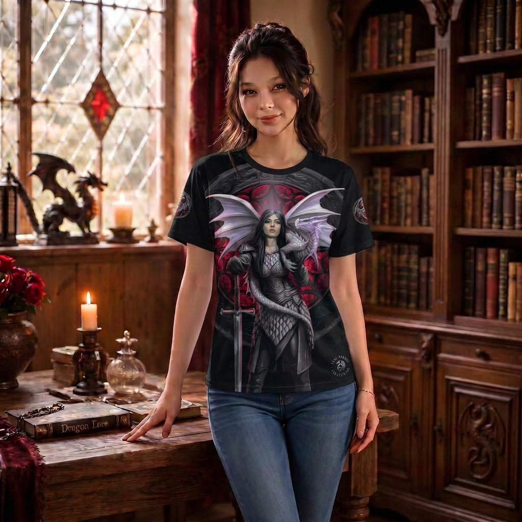 Valour T-Shirt by Anne Stokes