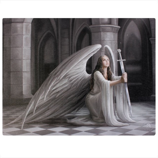 The Blessing Canvas Plaque by Anne Stokes