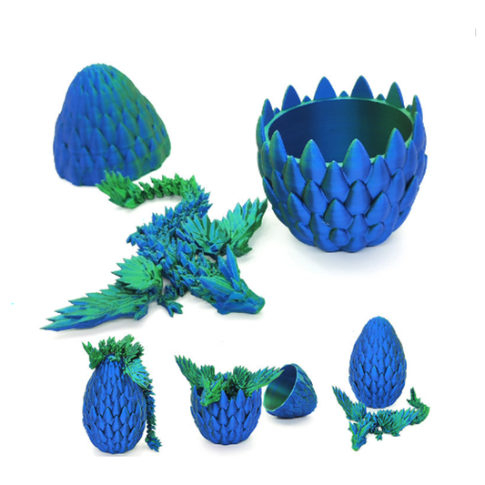 3D Posable Winged Dragon Egg