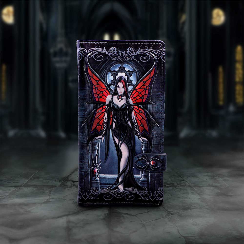 Aracnafaria gothic fairy purse by Anne Stokes fantasy wallet