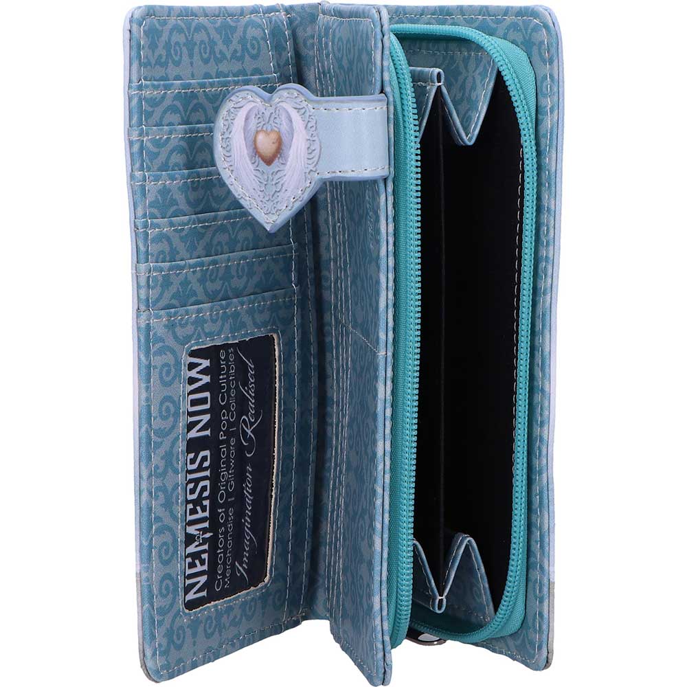 Interior compartments of Spirit Guide Anne Stokes fantasy purse