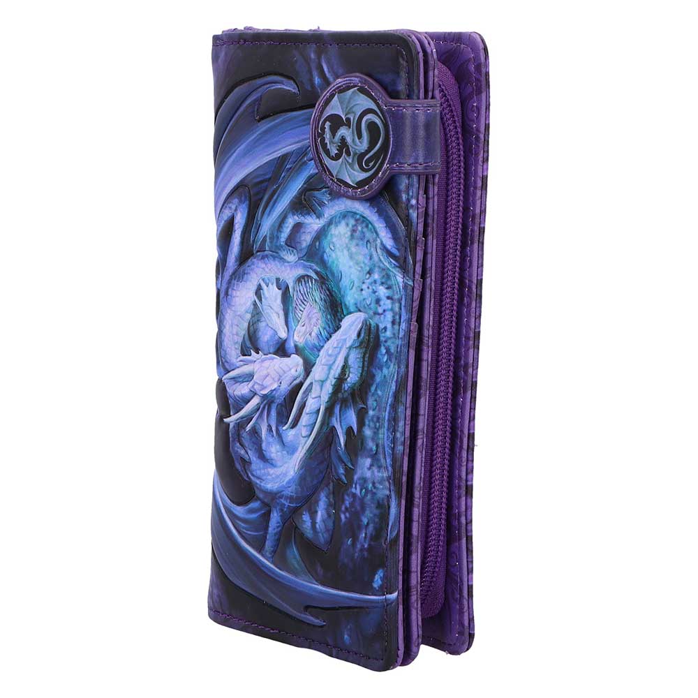 Anne Stokes Welcome Hatchling fantasy dragon wallet angled view