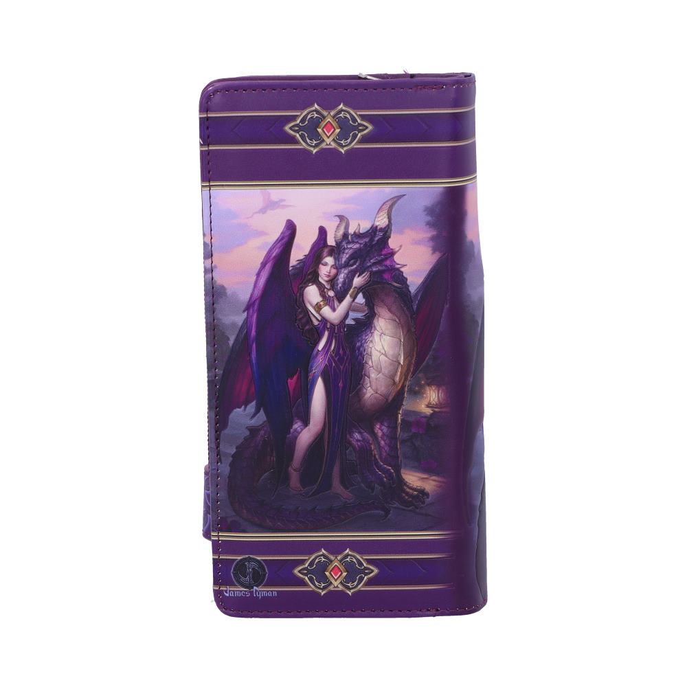 James Ryman Dragon Sanctuary Embossed Purse Purple