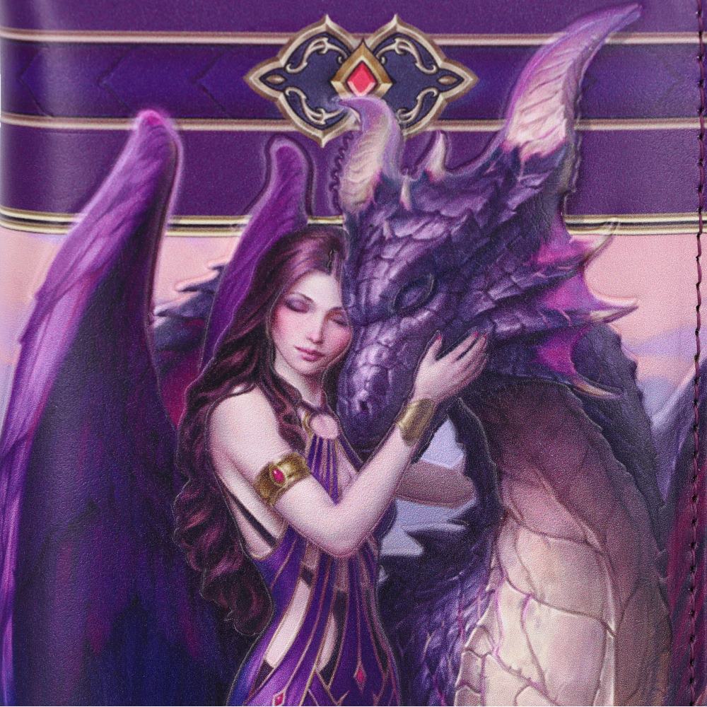 James Ryman Dragon Sanctuary Embossed Purse Purple